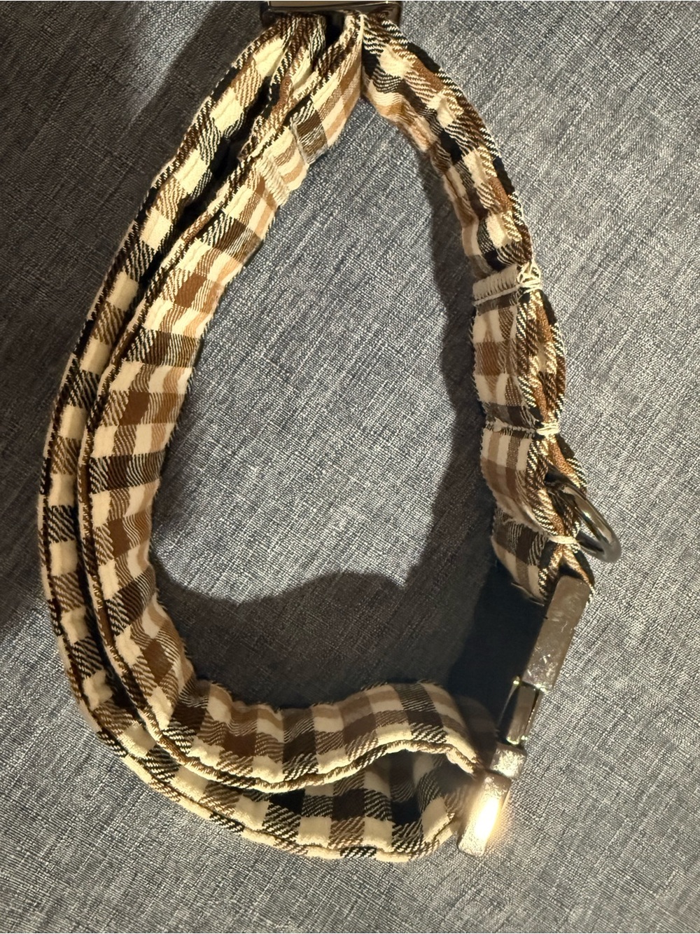 Plaid Dog Collar NWOT - Picture 7 of 8